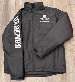 Sea Shepherd Insulated Puffer Jacket size Large