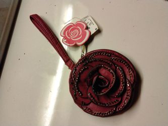 Coin Purse purple leather