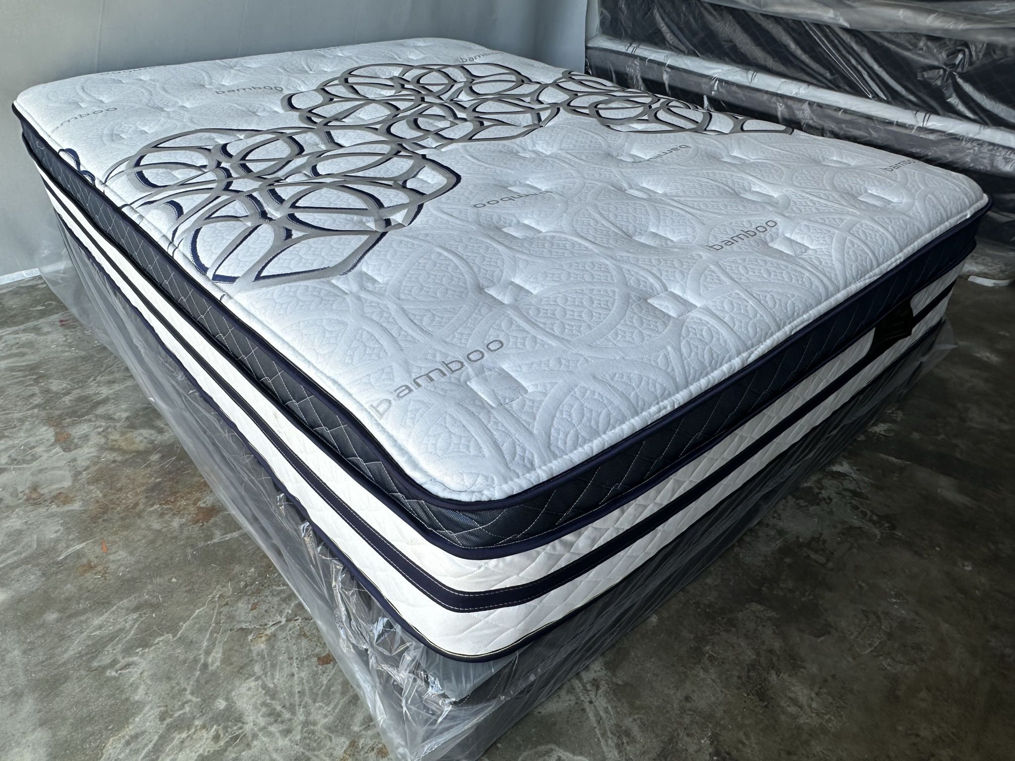 Full Siesta Comfort Europillow Top 12inch Matres!!