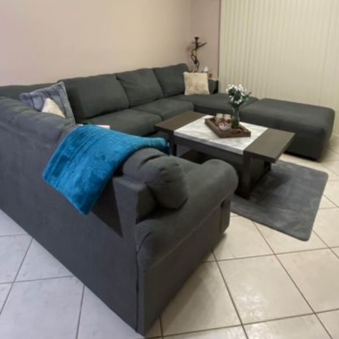 Gray Sectional Couch