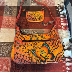 Anuschka Hand Painted Purse