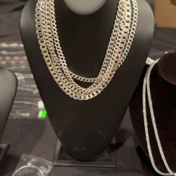 Silver Cuban Chains💎