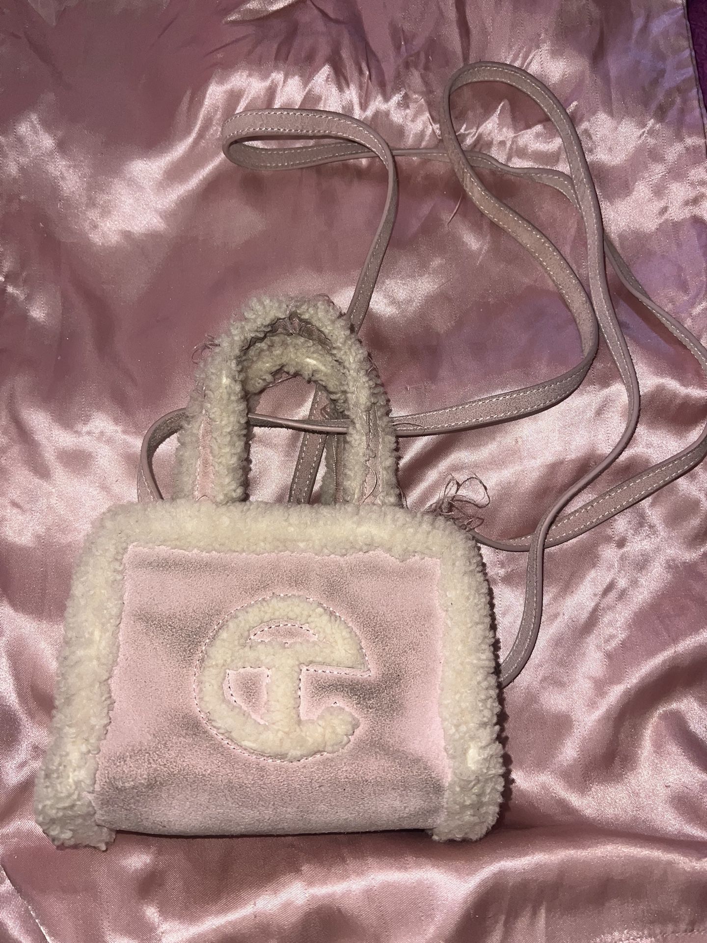 Telfar x UGG pink small bag