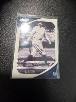 Babe Ruth absolute baseball panini MLB sports card!