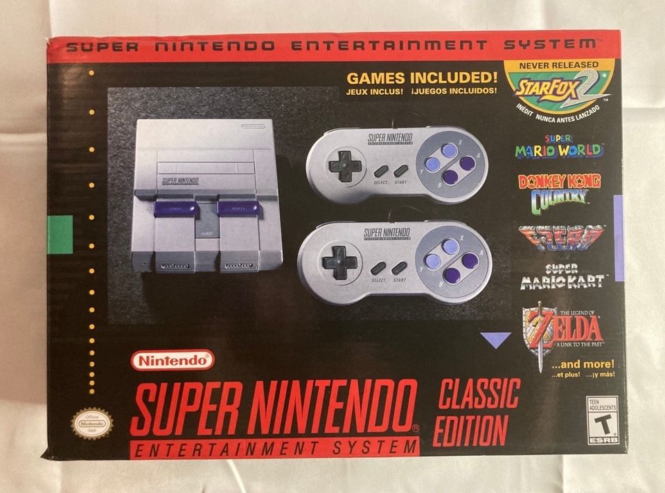 BRAND NEW! SNES Mini Classic Video Game System with 21 Games