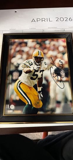 Autographed George Koonce photo