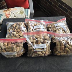 Corks - Six 1 Gallon Bags Filled