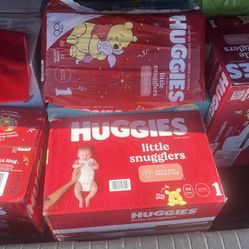 Diapers Huggies-size 1
