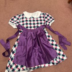 New Large Apron Collar Dress Vintage 