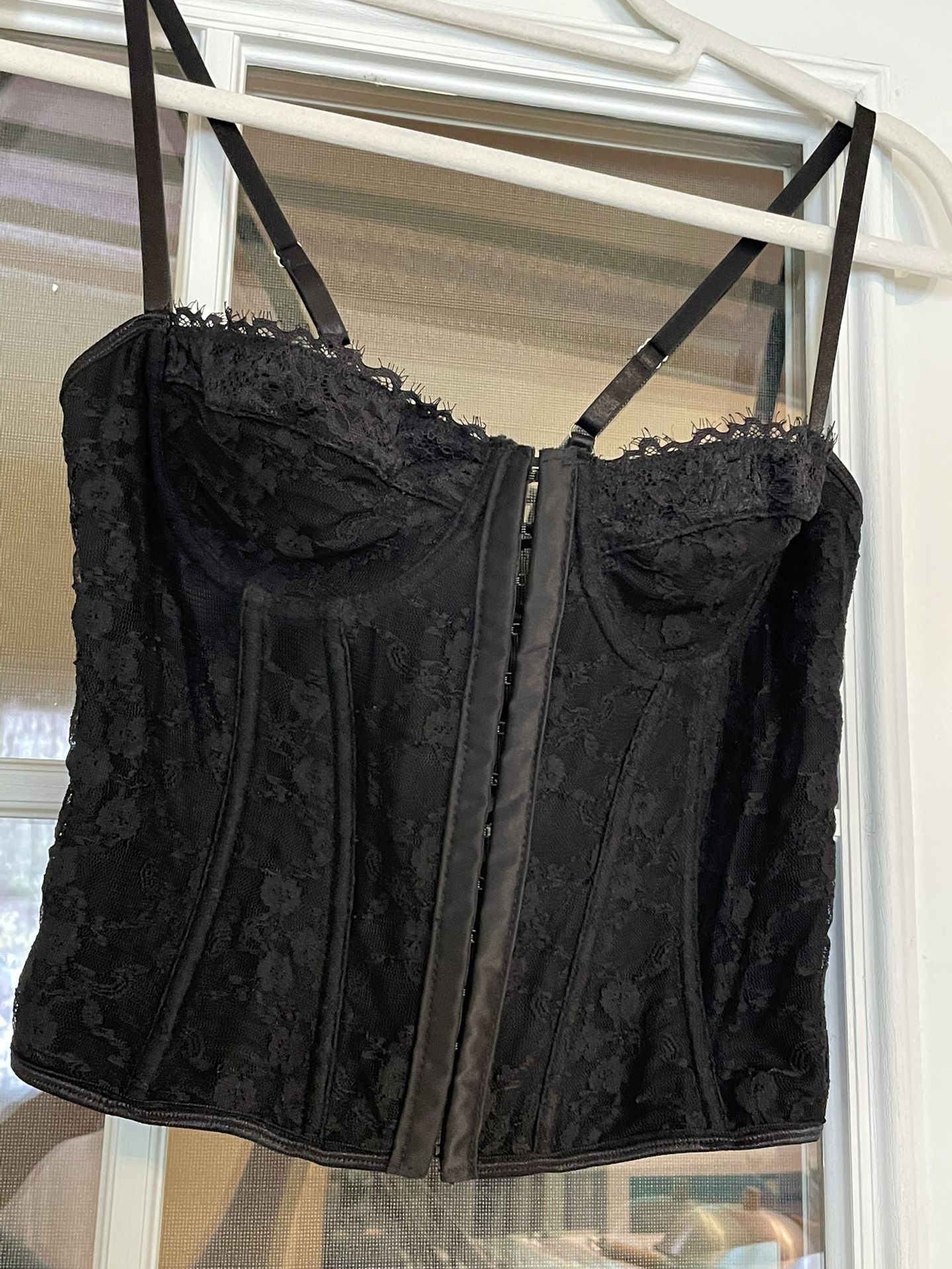 Large - Black Lace Corset