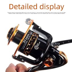Fishing Reel C4000 Reels Spinning Reels Metal Spool and Handle for Saltwater and Freshwater Fishing
