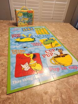 Dr. Seuss: Hop On Pop • Huge 48pc Floor Puzzle • Complete • Mint Cond.