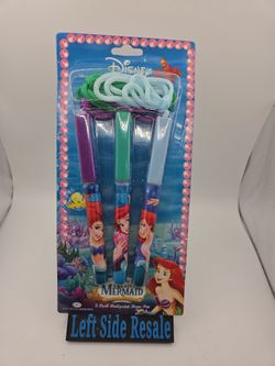 The Little Mermaid Special Edition Rope Ballpoint Pens – 3 Pack – Brand New
