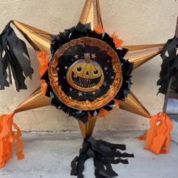 Halloween Pumpkin 3D Star Pinata 