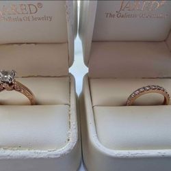 Engagement Ring And Wedding Band