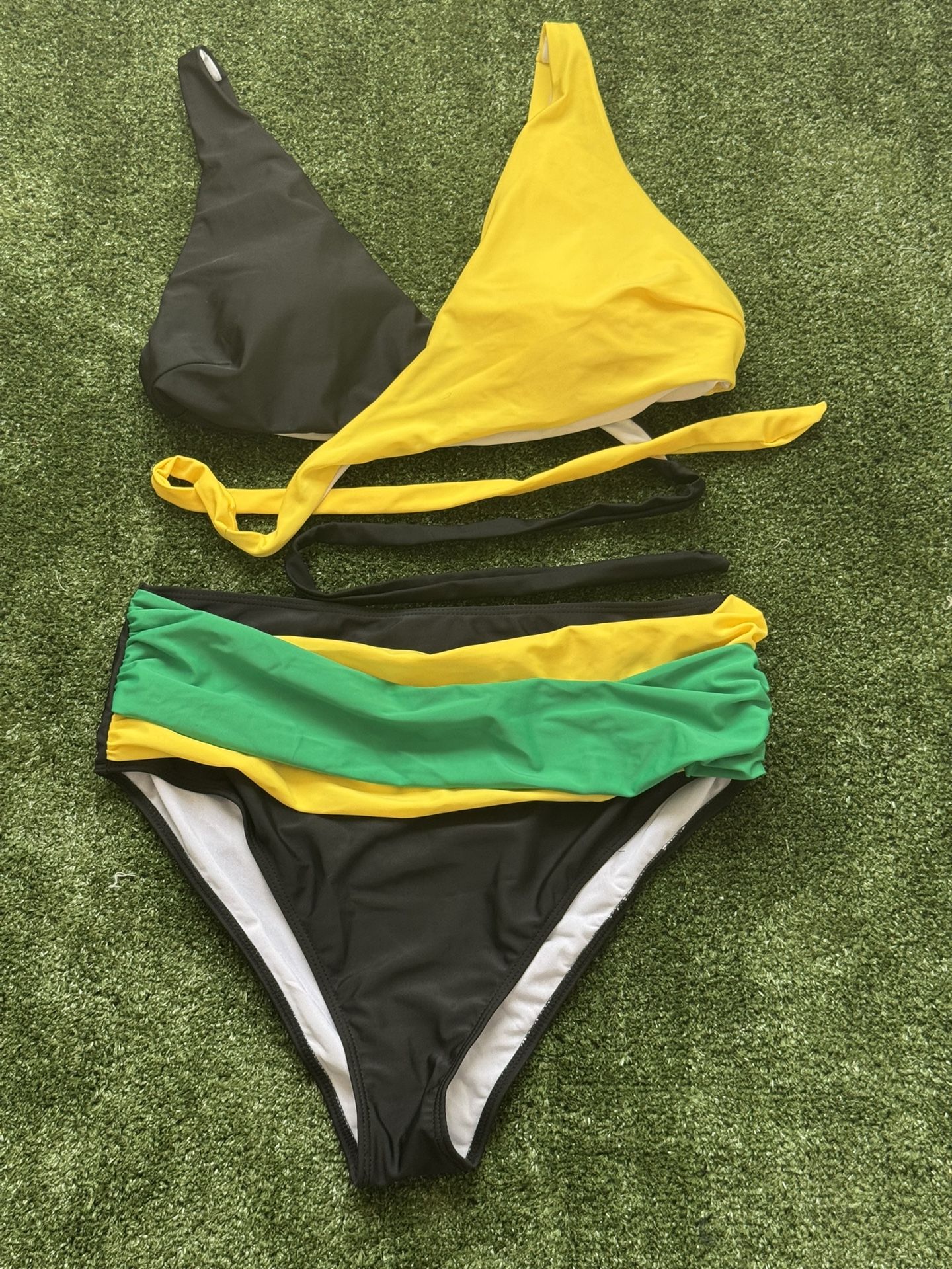 Jamaica flag bikini