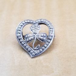 Clover Pin Sterling silver 