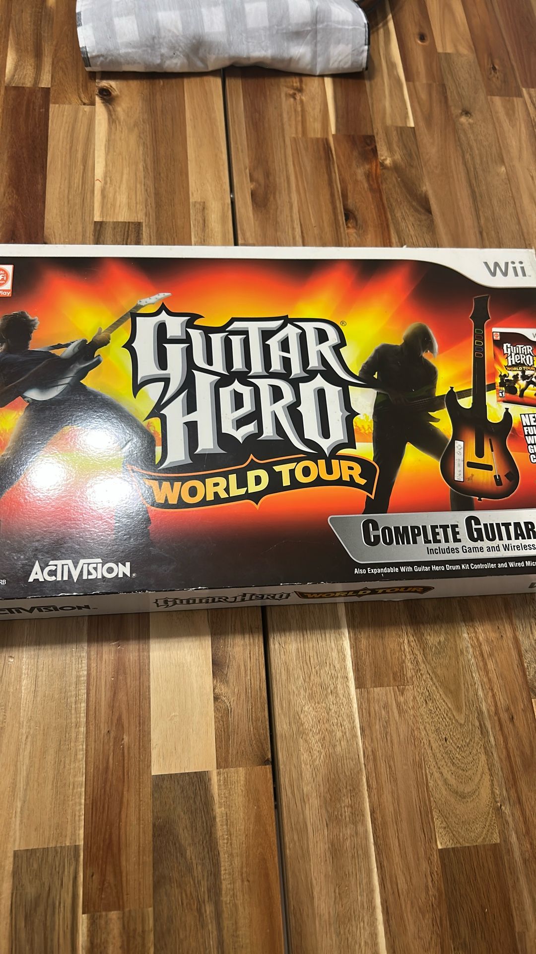Nintendo Wii Guitar Hero Set Sealed Game