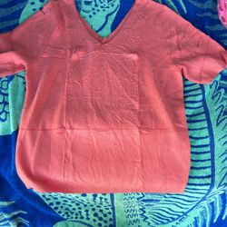 Coral V-neck Summer T