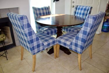 Pier 1 Solid Wood Dining Table & 4 Chairs