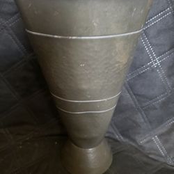 Mid Century Pewter Vase
