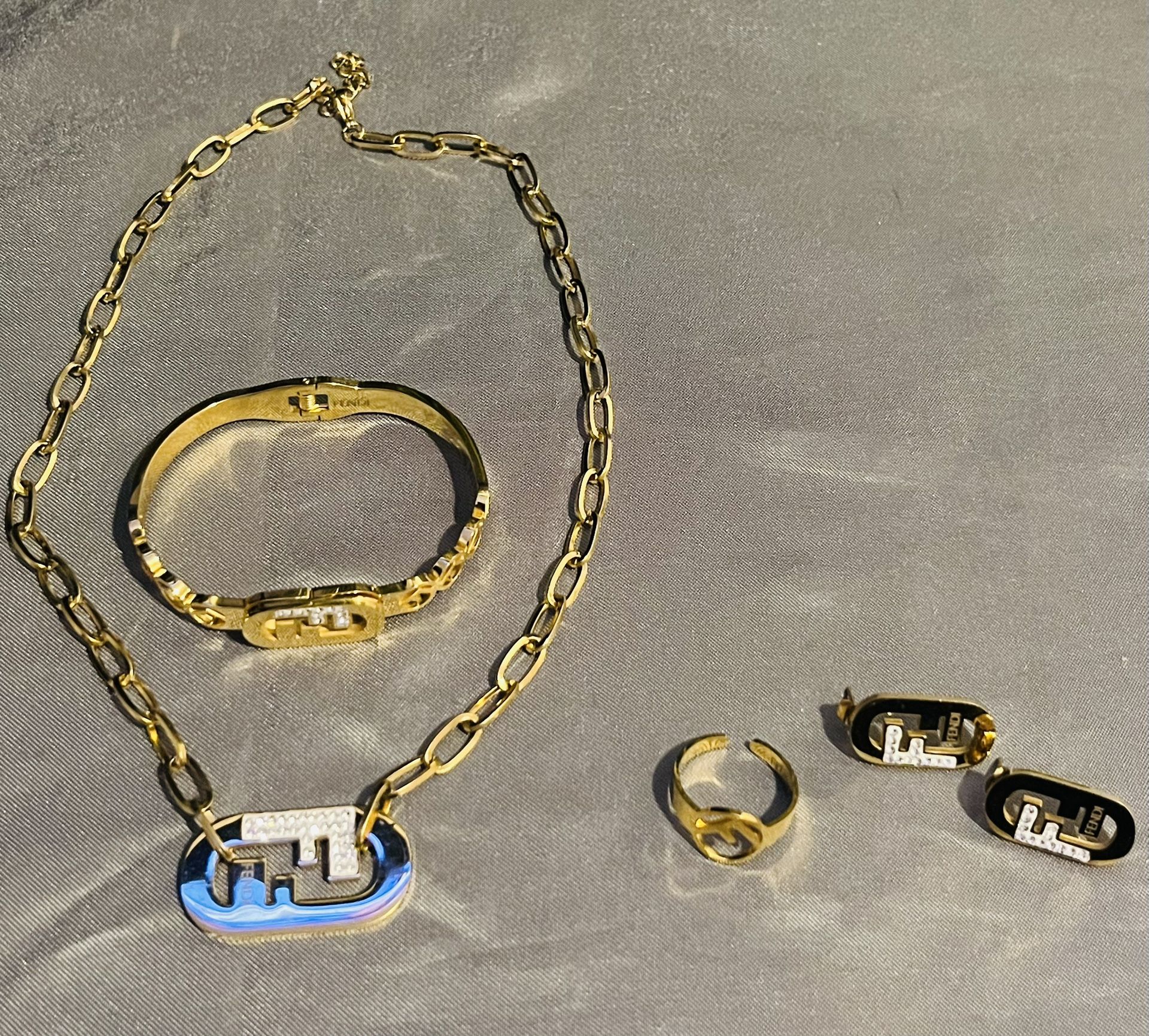 Gold Plated Stainless Steel Set