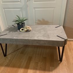 Faux Concrete Coffee Table