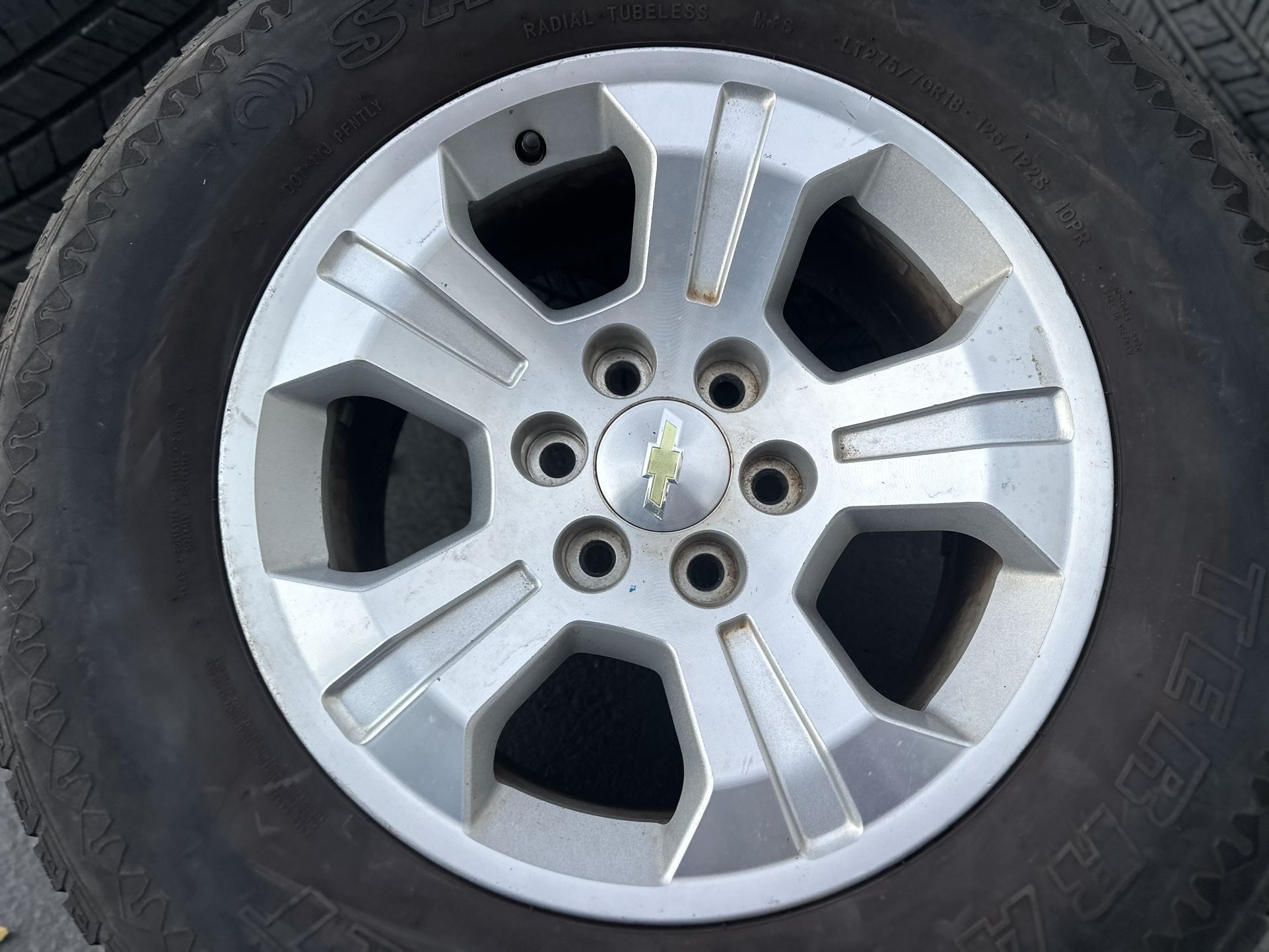 18” RIMS & TIRES Chevrolet Silverado Tahoe 6 LUG WHEELS and TIRES GMC Sierra 1500 Yukon Chevy Cadillac Escalade Avalanche 6x139.7 