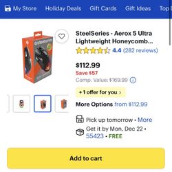 Ultra Aerox 5 Gaming Mouse ( Brand New In Box)‼️