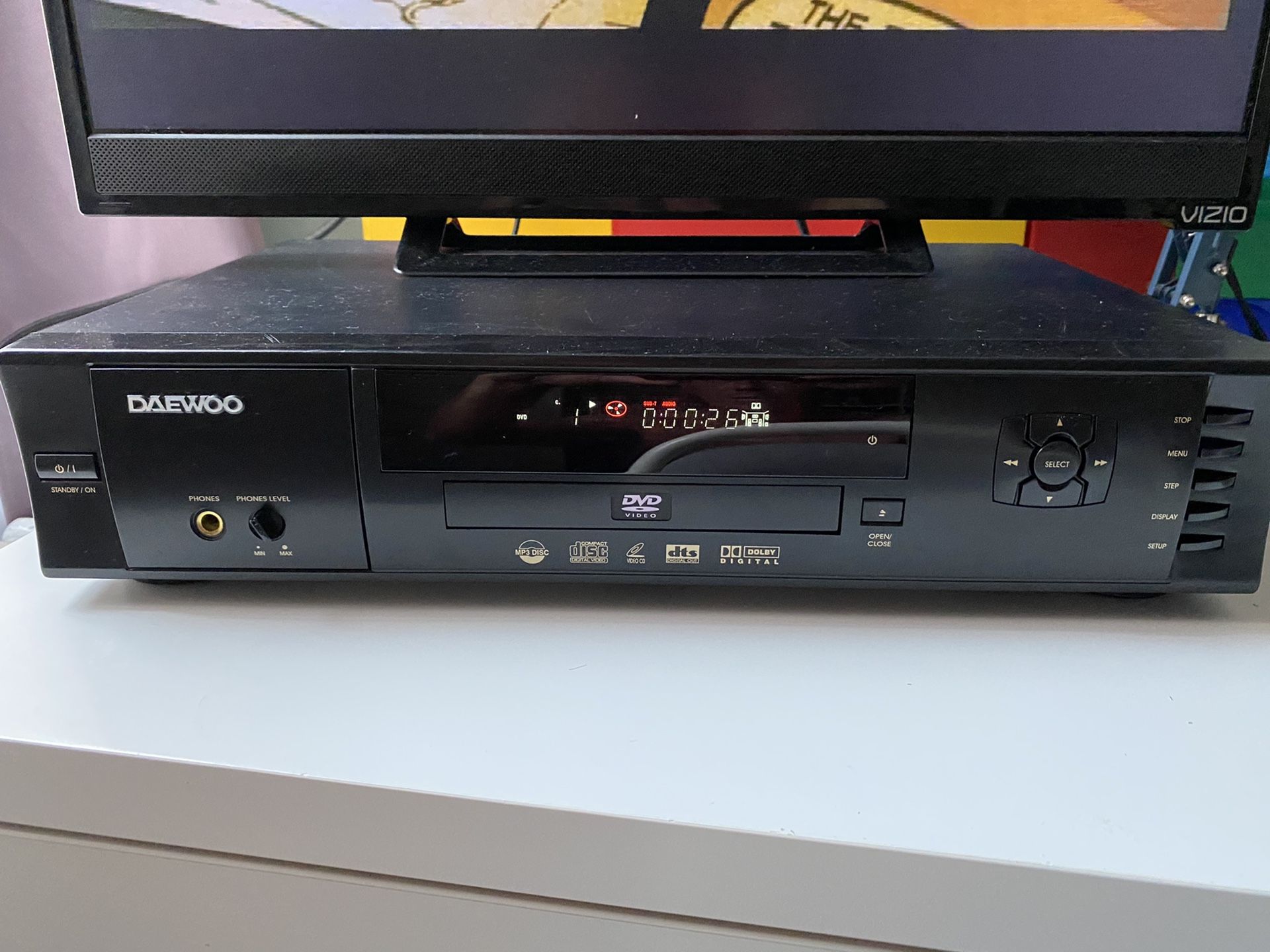 Daewoo DVD Digital Video Disk Player DVD/MP3 Dolby Digital Video CD