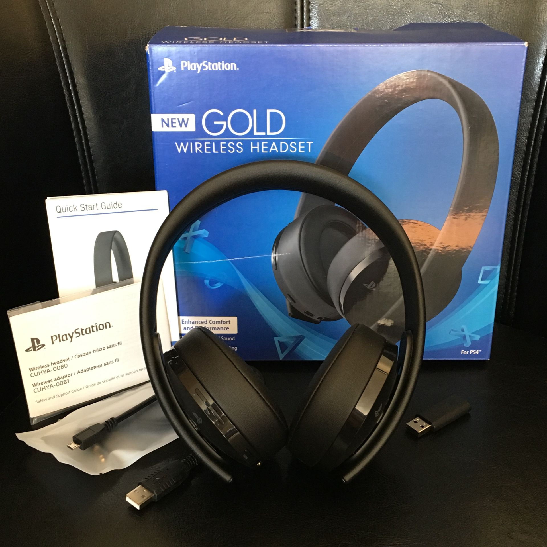PlayStation 3 4 Gold Gaming Headset. PS3 Headphones. Wireless game headset. for Sale in Lynden, WA - OfferUp