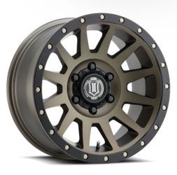 17″ ICON ALLOYS WHEELS COMPRESSION BRONZE OFF-ROAD RIMS