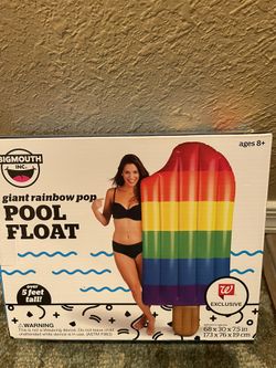 Giant Rainbow 🌈  Pop Pool Float 5 ft Tall