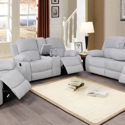 💥FREE DELIVERY💥Brand New  3PC Reclining Sofa Loveseat Chair Set
