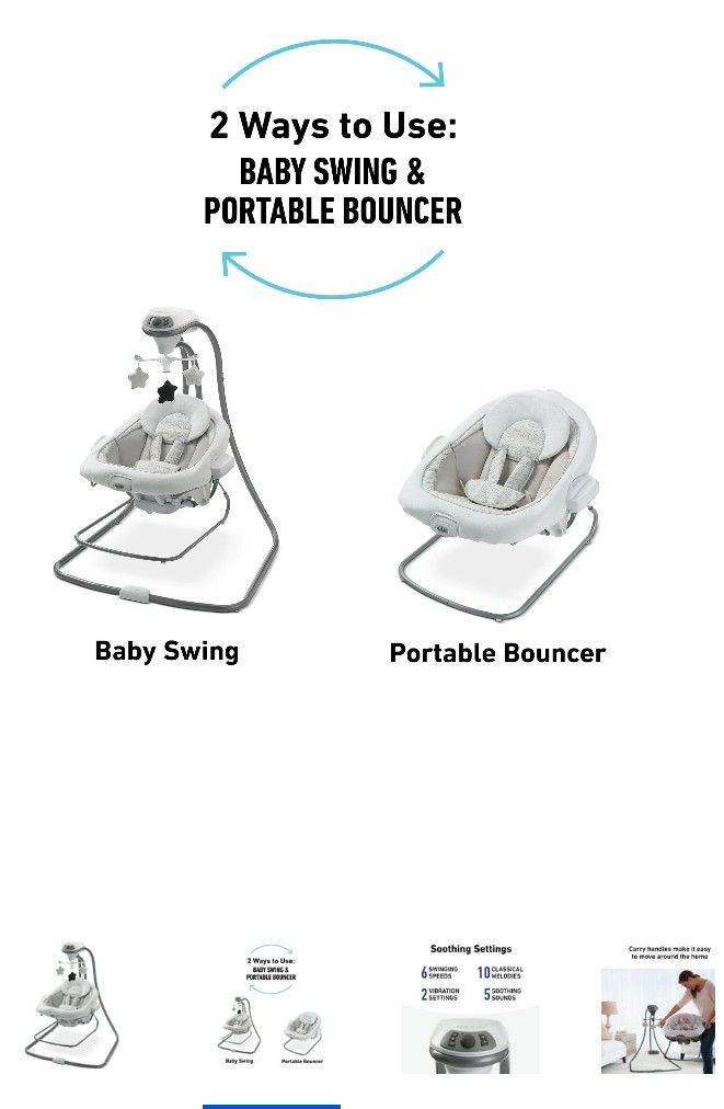 Baby Duet Swing, And Bouncer
