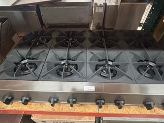 48” Hotplate Gas 8 Burners Commercial Restaurant Kitchen Stove Top NSF CHP-848 Works perfect It’s Here!!!!