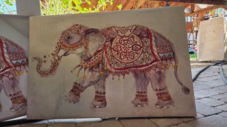 Elephant wall decor