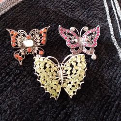 Butterfly Brooches