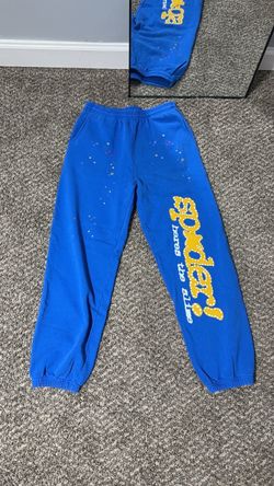 Sp5der TC Sweatpants Blue