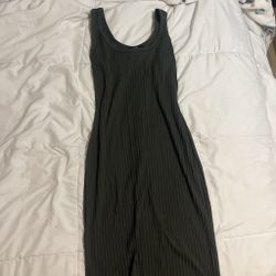 Green Papaya Midi Dress