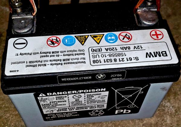 OEM BMW motorcycle battery for Sale in Matthews, NC - OfferUp