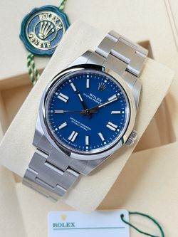 Brand New Oyster Perpetual 41 Med Blue
