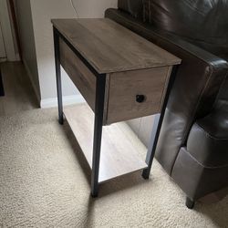  Pair of Upgraded Industrial-Style End Tables – Only $50 for BOTH (with custom lighting included!)