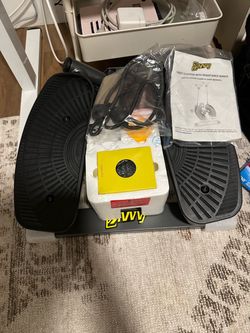 Twist stepper w resistant bands