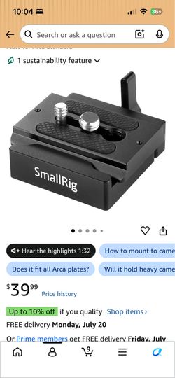 Smallrig Plate