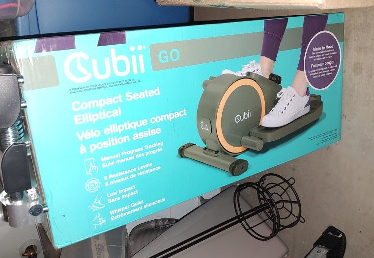 New Cubii Go seated Elliptical in Box Unopened