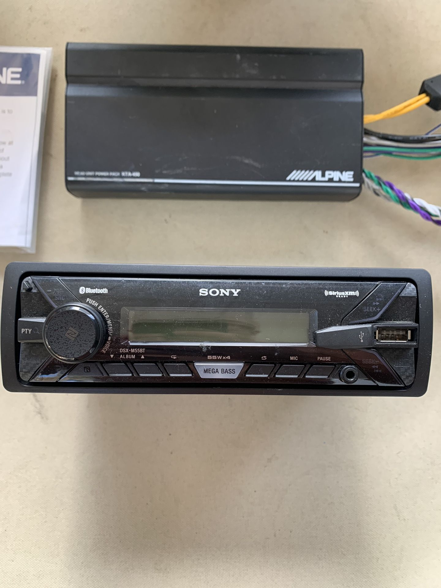 Sony Marine Stereo Head Unit DSX-M55BT