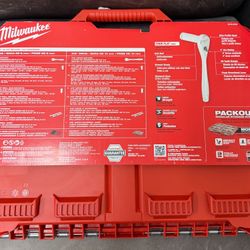 New Milwaukee 106pc Ratchet/Socket Metric/SAE Packout Tool Kit