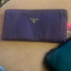 Prada Nylon Clutch Wallet 