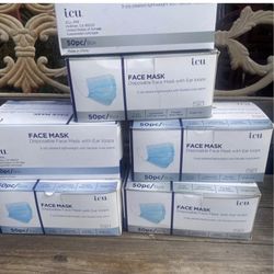 50 Pc /Box Face Mask $4 Each 
